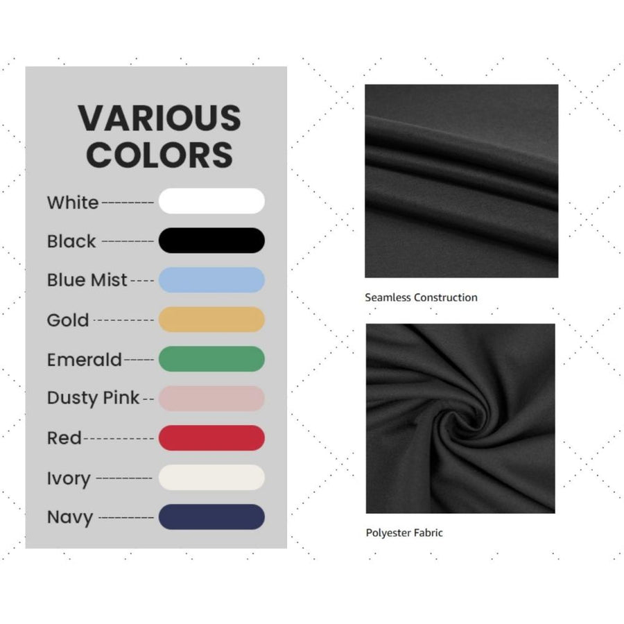 Custom 4ft Fitted Tablecloth with Logo: Waterproof Polyester Event Table Cover