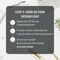 Custom 8ft Fitted Tablecloth with Logo: Waterproof Polyester Event Table Cover