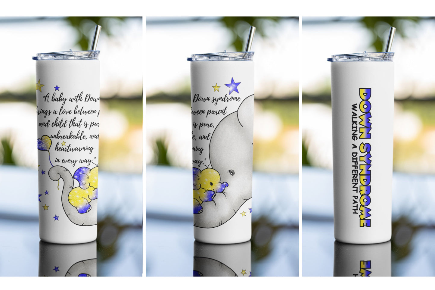 DOWN SYNDROME Awareness Tumbler - Personalized