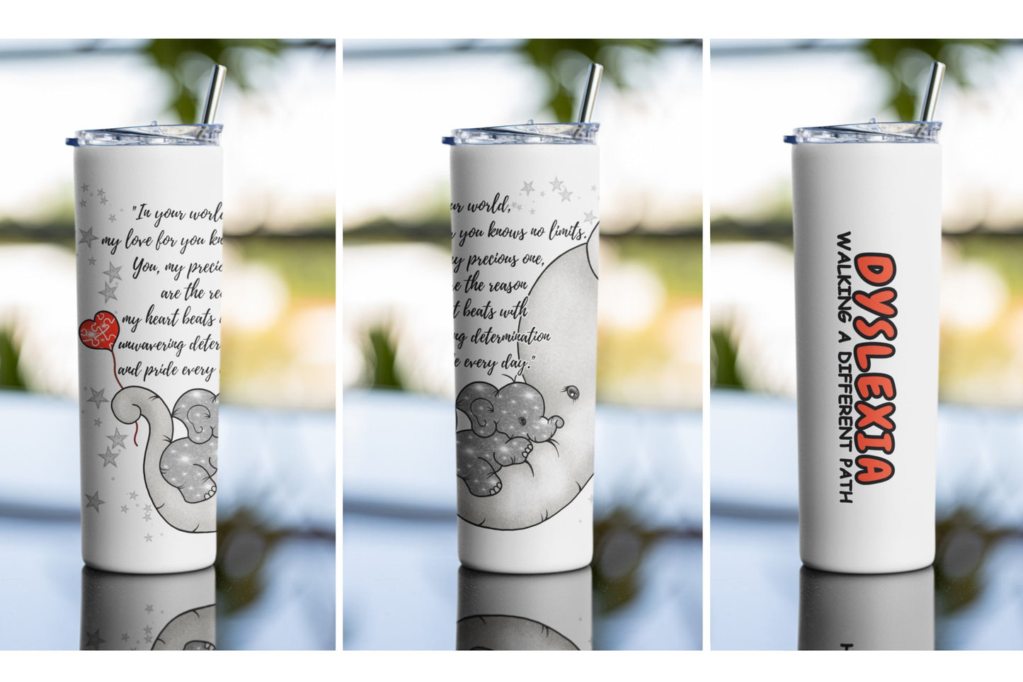 DYSLEXIA Awareness Tumbler - Personalized