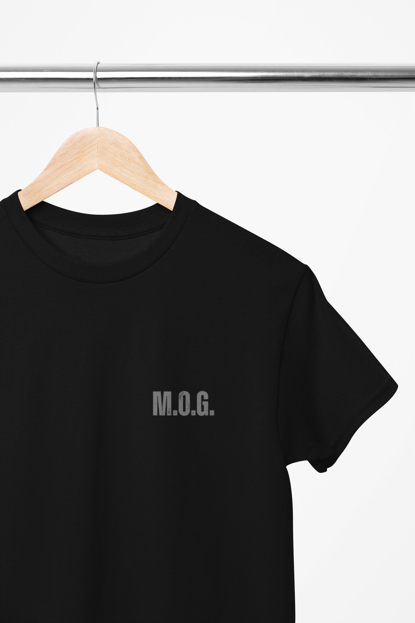 Man of God Christian T-Shirt – Faith-Based Father's Day Gift | M.O.G. Front & Cross Back Design