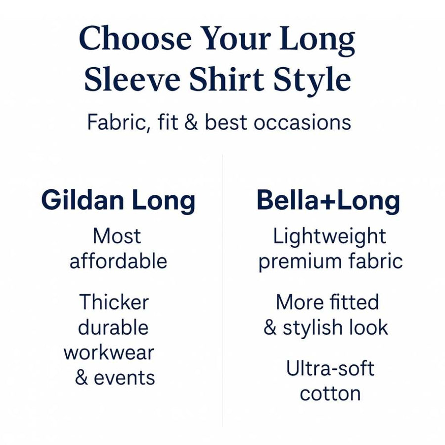 CUSTOMIZED BULK PRICING!!! - LONG SLEEVE SHIRTS
