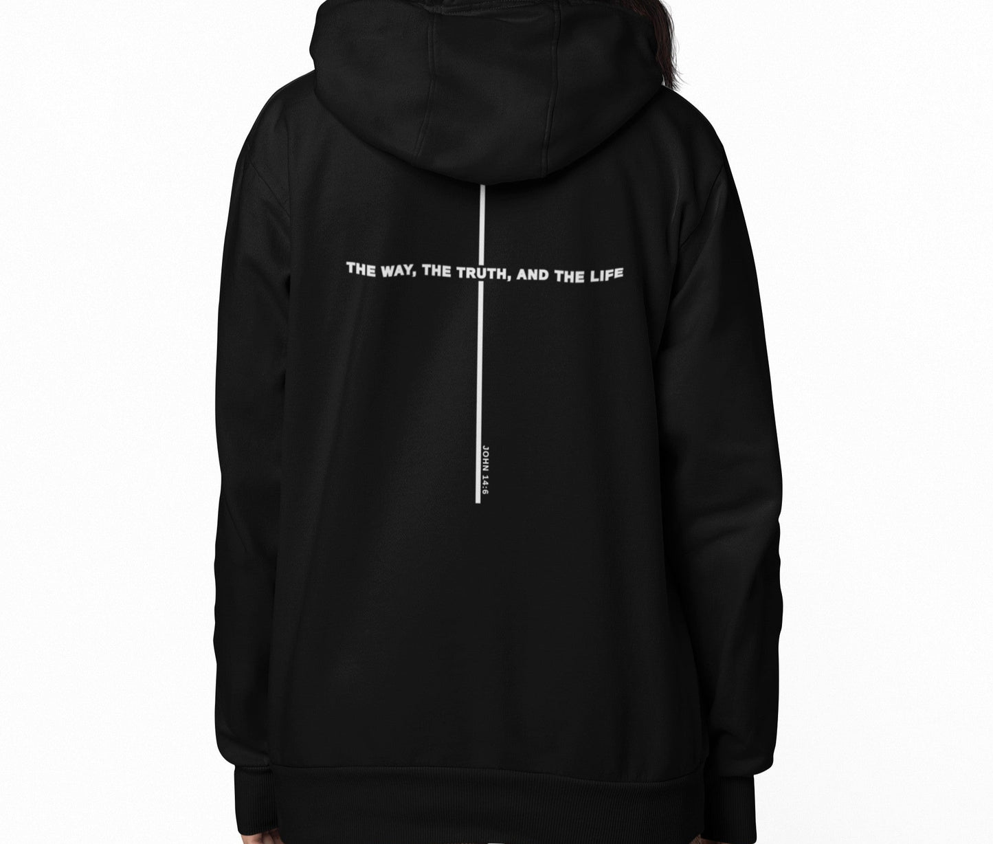 John 14:6 - Premium Soft Hoodies (Full-Zip)