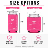Custom Can Coolers Personalized | Bulk Koozies w/ Logo Fast Shipping