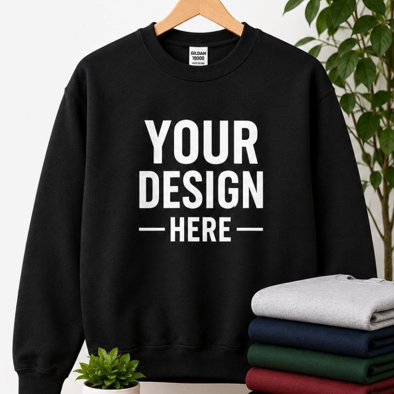 Custom Gildan 18000 Crewneck Sweatshirt