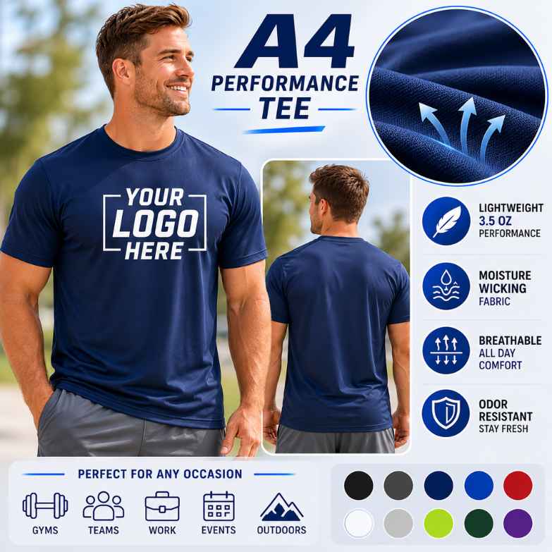 Custom Lightweight Performance Dri-Fit T-Shirt – Bulk Team & Business Shirts