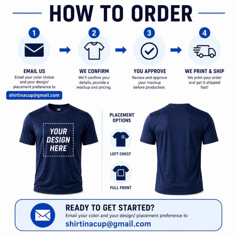 Custom Lightweight Performance Dri-Fit T-Shirt – Bulk Team & Business Shirts