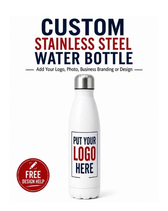Custom 17oz WATER BOTTLE stainless steel