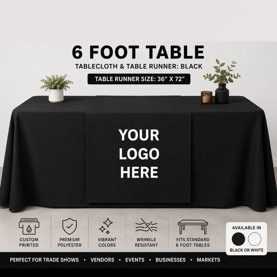 Custom Table Runner | Personalized Full Color Table Runner