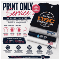 Print Only Service | Customer Supplied Garments