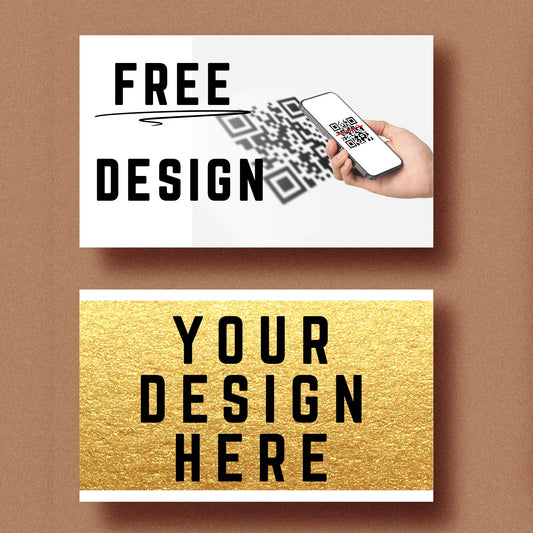 Custom Business Cards – Free Design + QR Code/VCard