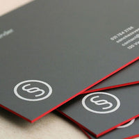 Painted Edge Business Cards - Free Design