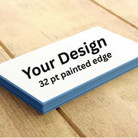 Painted Edge Business Cards - Free Design