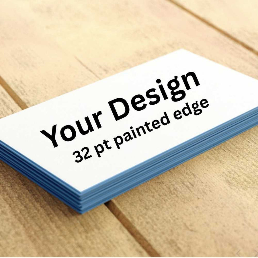 Painted Edge Business Cards - Free Design