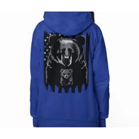 American Dad Bear - Premium Soft Hoodies (Full-Zip)-Shirt in a Cup