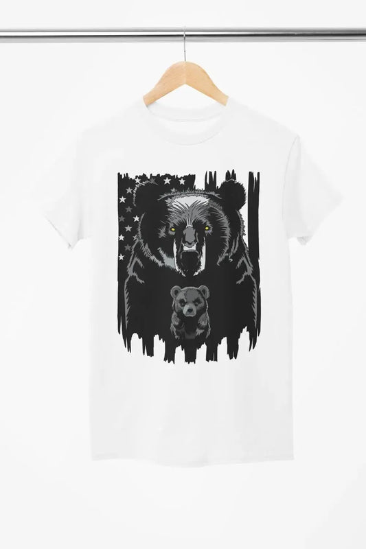 American Dad Bear - Premium Soft Shirts-Shirt in a Cup