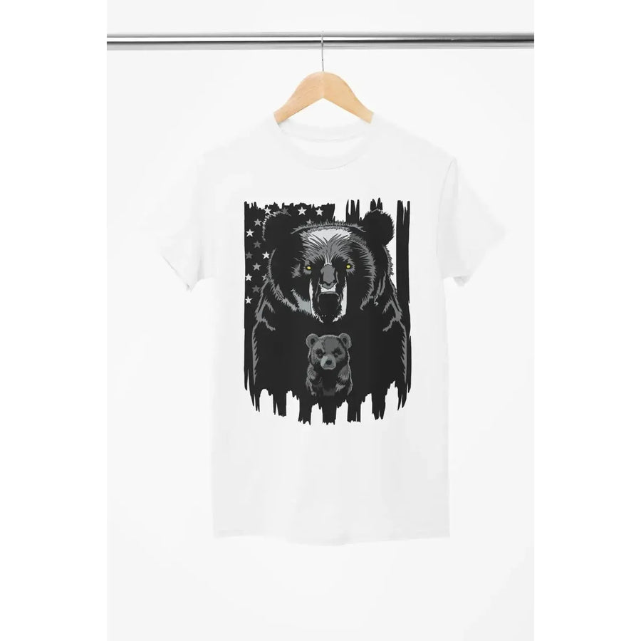 American Dad Bear - Premium Soft Shirts-Shirt in a Cup