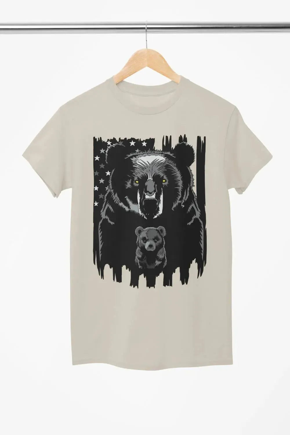 American Dad Bear - Premium Soft Shirts-Shirt in a Cup