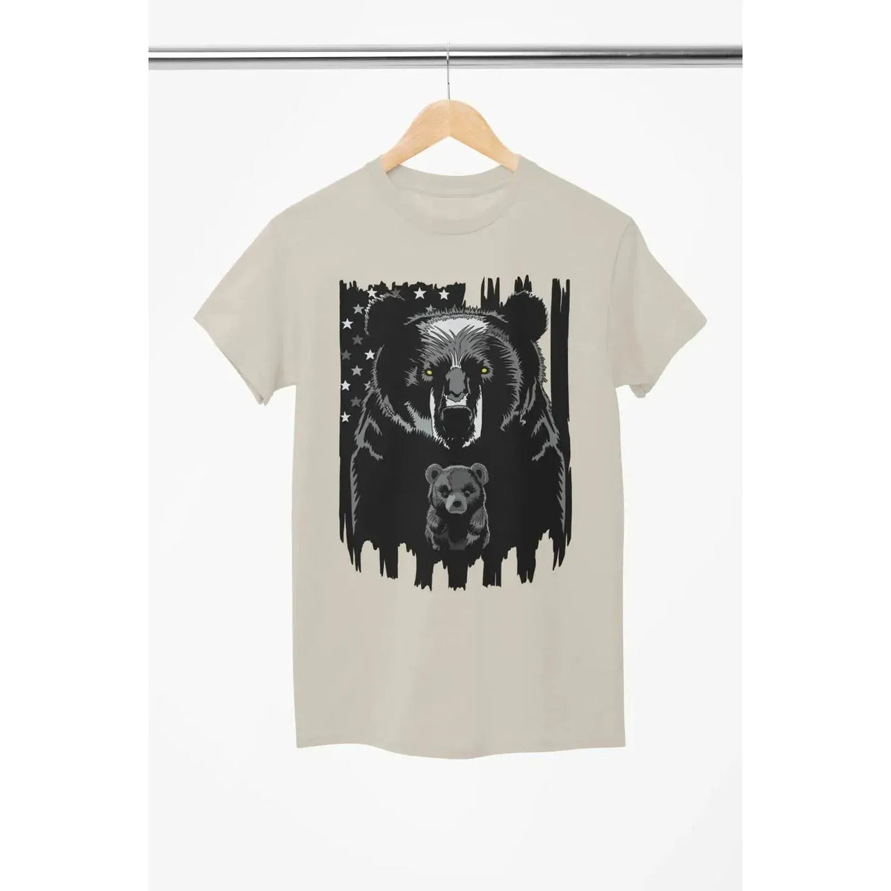 American Dad Bear - Premium Soft Shirts-Shirt in a Cup