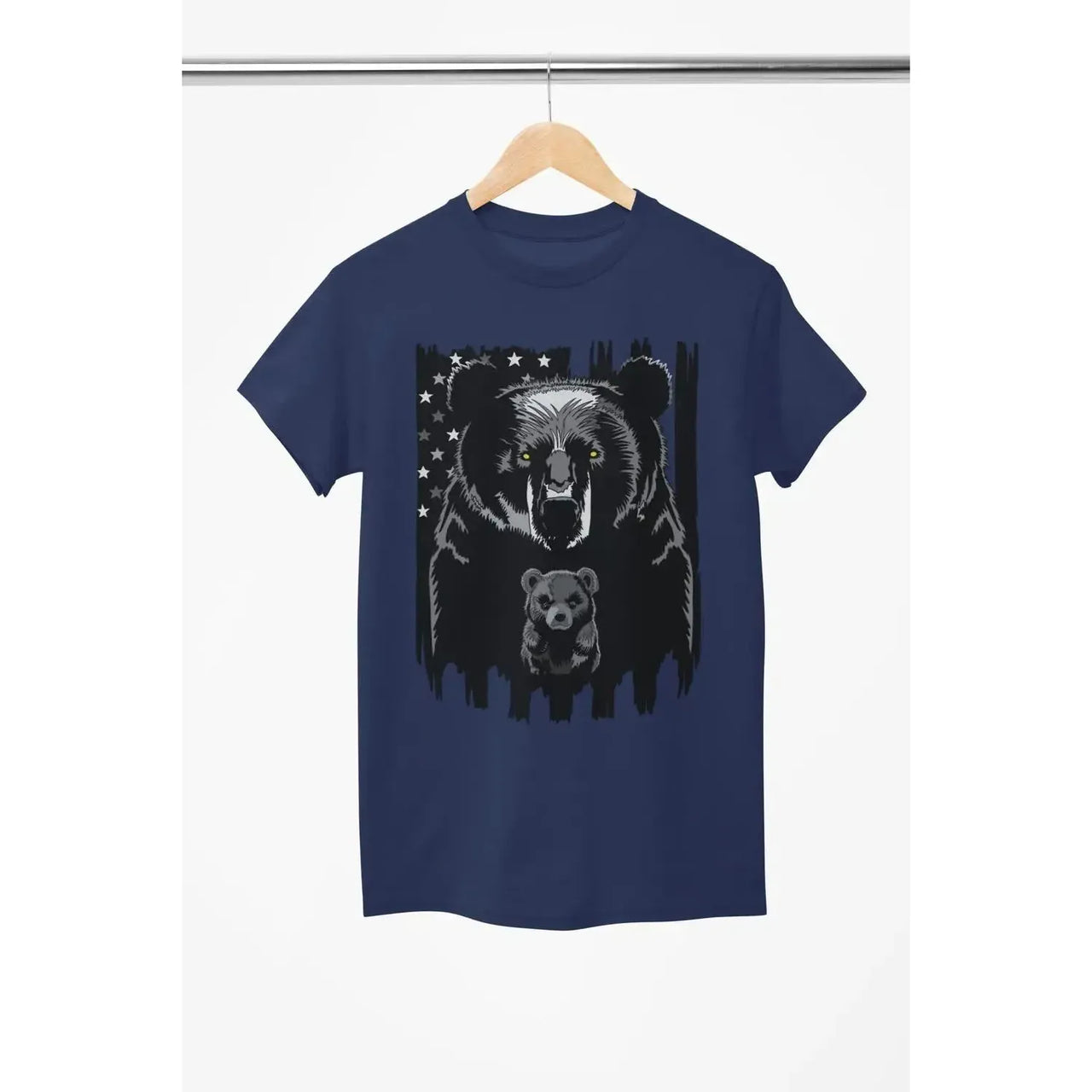 American Dad Bear - Premium Soft Shirts-Shirt in a Cup