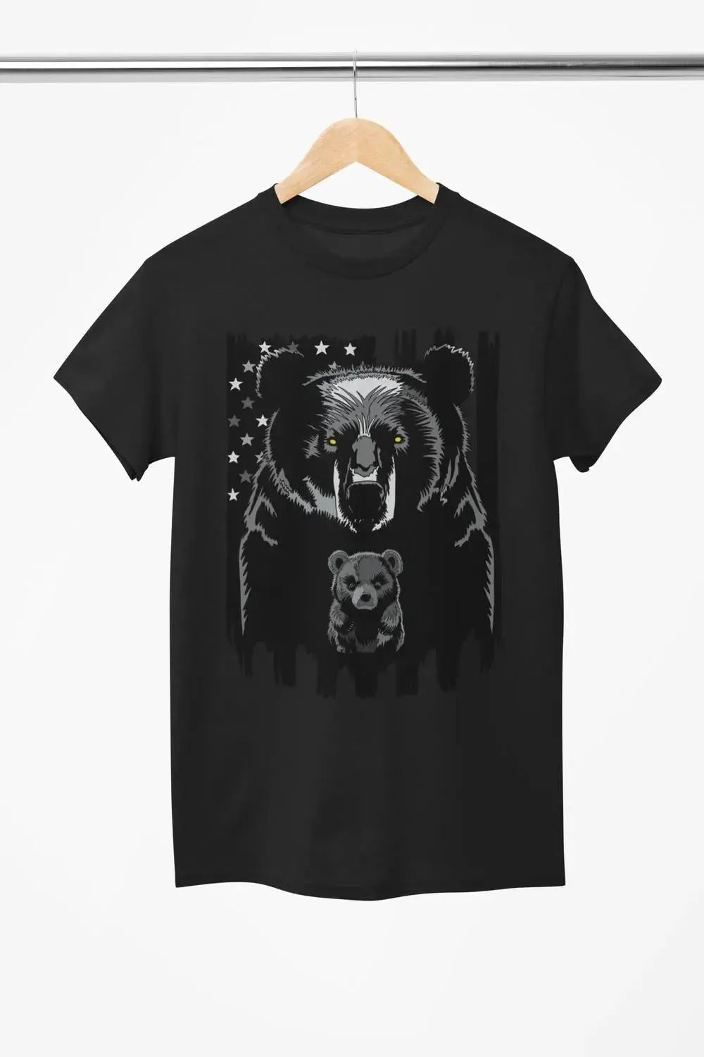 American Dad Bear - Premium Soft Shirts-Shirt in a Cup