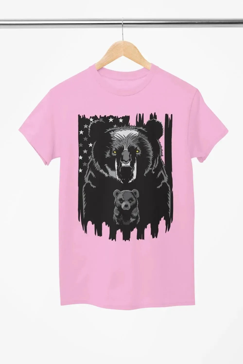 American Dad Bear - Premium Soft Shirts-Shirt in a Cup