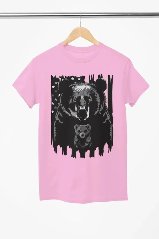 American Dad Bear - Premium Soft Shirts-Shirt in a Cup