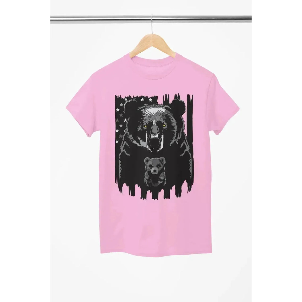 American Dad Bear - Premium Soft Shirts-Shirt in a Cup