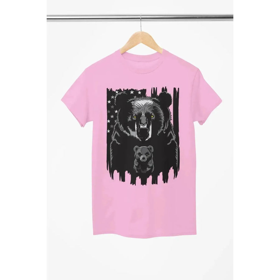 American Dad Bear - Premium Soft Shirts-Shirt in a Cup