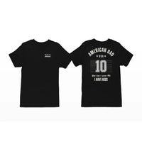 American Dad Shirt – “You Can’t Scare Me, I Have Kids” – Funny Father’s Day Tee-Shirt in a Cup