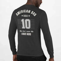 American Dad Shirt – “You Can’t Scare Me, I Have Kids” – Funny Father’s Day Tee-Shirt in a Cup