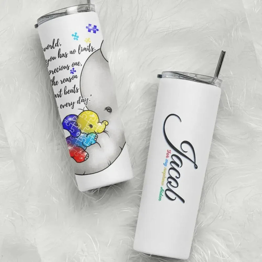 AUTISM Awareness Tumbler - Personalized-Shirt in a Cup