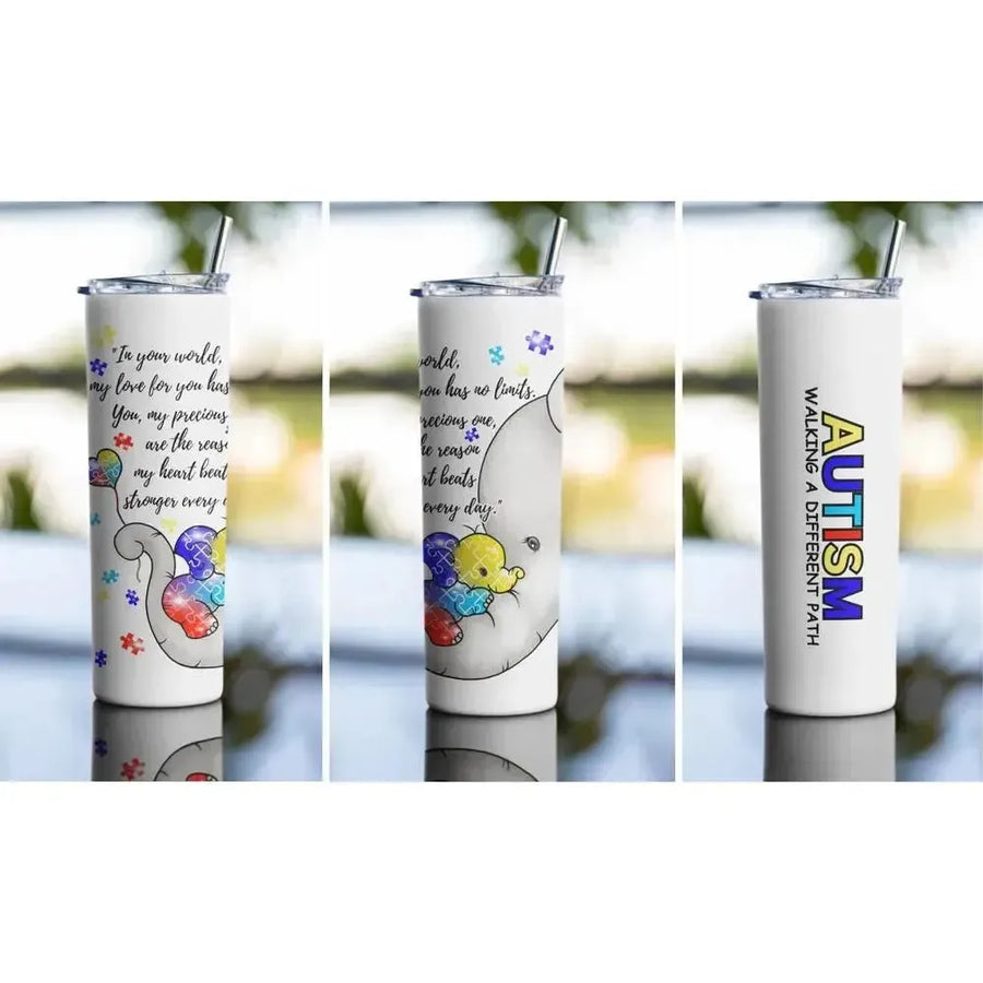 AUTISM Awareness Tumbler - Personalized-Shirt in a Cup