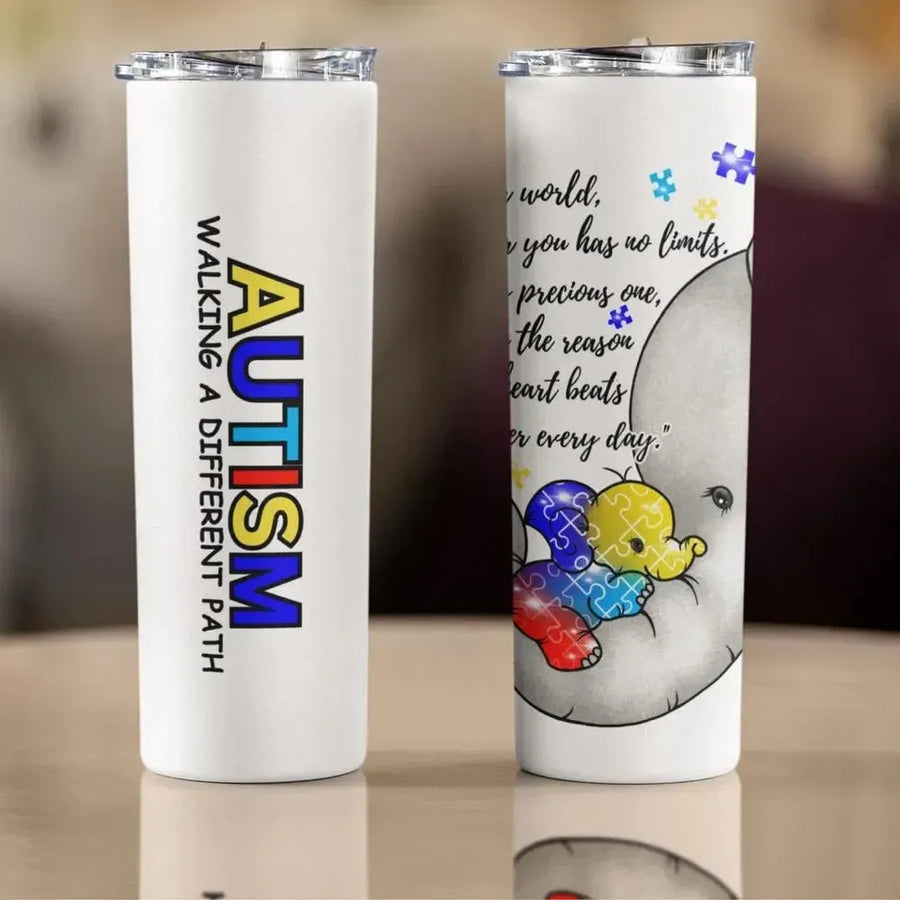 AUTISM Awareness Tumbler - Personalized-Shirt in a Cup