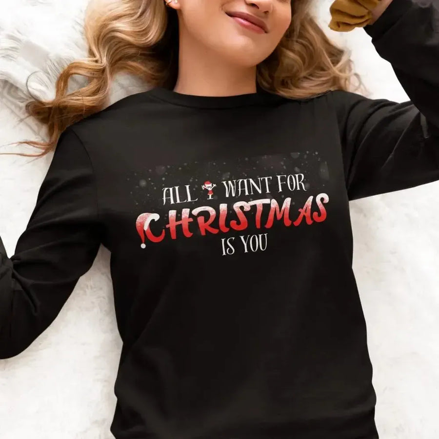 CHRISTMAS COLLECTION - Girl(Stickman) Print Shirt-Shirt in a Cup