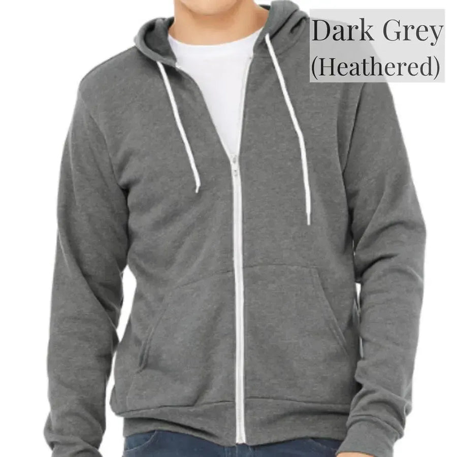 CUSTOMIZED - Super Soft Premium FULL-ZIP Hoodies (UNISEX)-Shirt in a Cup