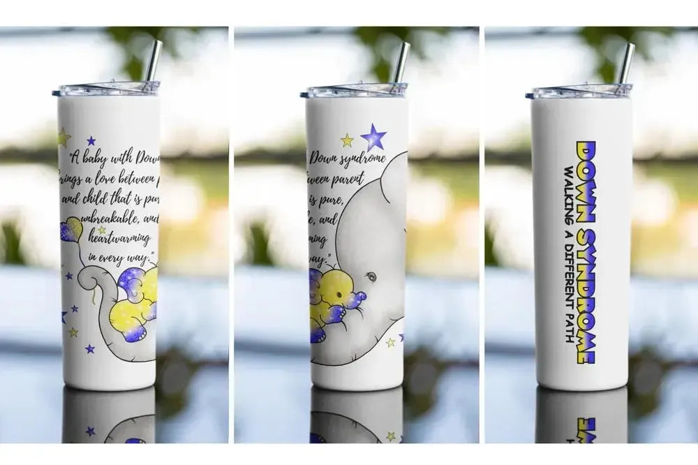 DOWN SYNDROME Awareness Tumbler - Personalized-Shirt in a Cup