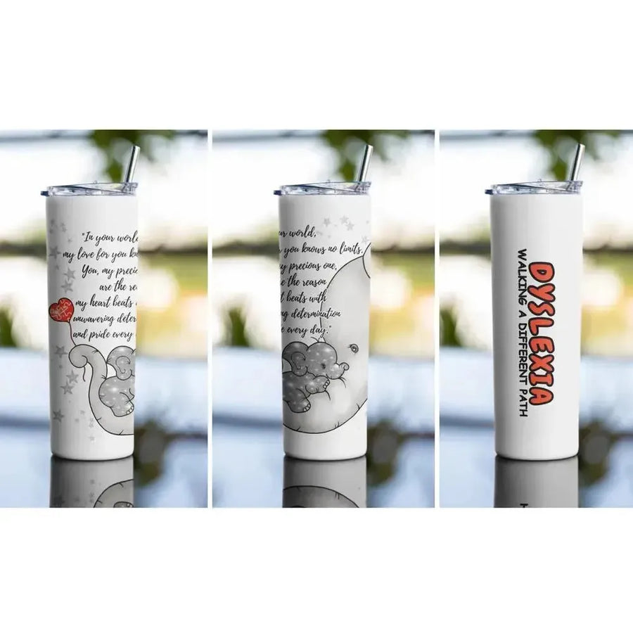 DYSLEXIA Awareness Tumbler - Personalized-Shirt in a Cup