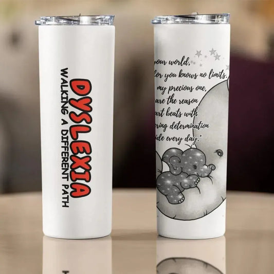 DYSLEXIA Awareness Tumbler - Personalized-Shirt in a Cup