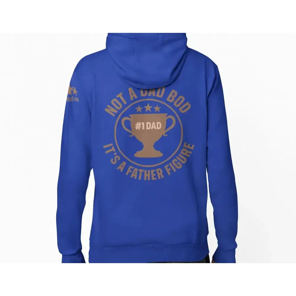 Funny Dad Zip-Up Hoodie – “Not a Dad Bod, It’s a Father Figure” – Super Soft-Shirt in a Cup