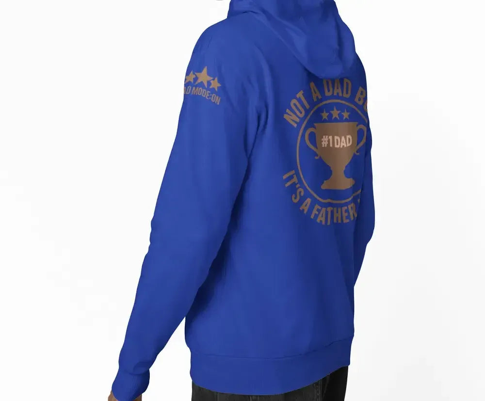 Funny Dad Zip-Up Hoodie – “Not a Dad Bod, It’s a Father Figure” – Super Soft-Shirt in a Cup