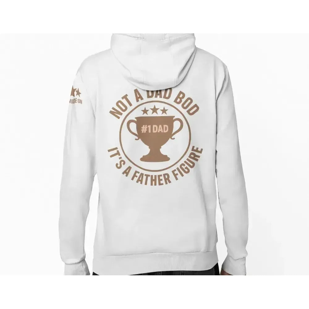 Funny Dad Zip-Up Hoodie – “Not a Dad Bod, It’s a Father Figure” – Super Soft-Shirt in a Cup