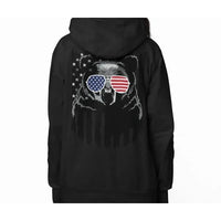 Independence Bear – Premium Soft Hoodies (Full-Zip)-Shirt in a Cup