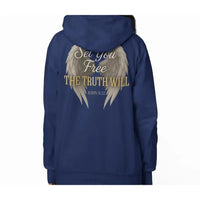 JOHN 8:32 - Premium Soft Hoodies (Full-Zip)-Shirt in a Cup