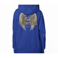 JOHN 8:32 - Premium Soft Hoodies (Full-Zip)-Shirt in a Cup