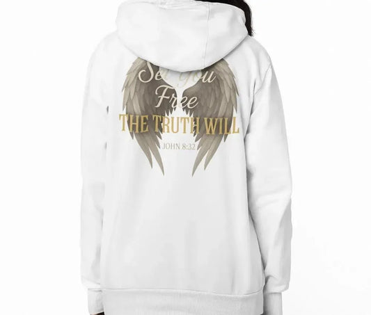 JOHN 8:32 - Premium Soft Hoodies (Full-Zip)-Shirt in a Cup