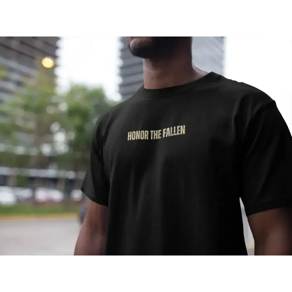 Memorial Day Shirt – Honor the Fallen | They Become Legends | Patriotic Military Tribute Tee-Shirt in a Cup