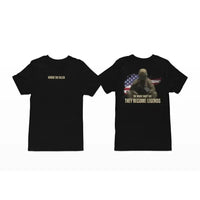 Memorial Day Shirt – Honor the Fallen | They Become Legends | Patriotic Military Tribute Tee-Shirt in a Cup