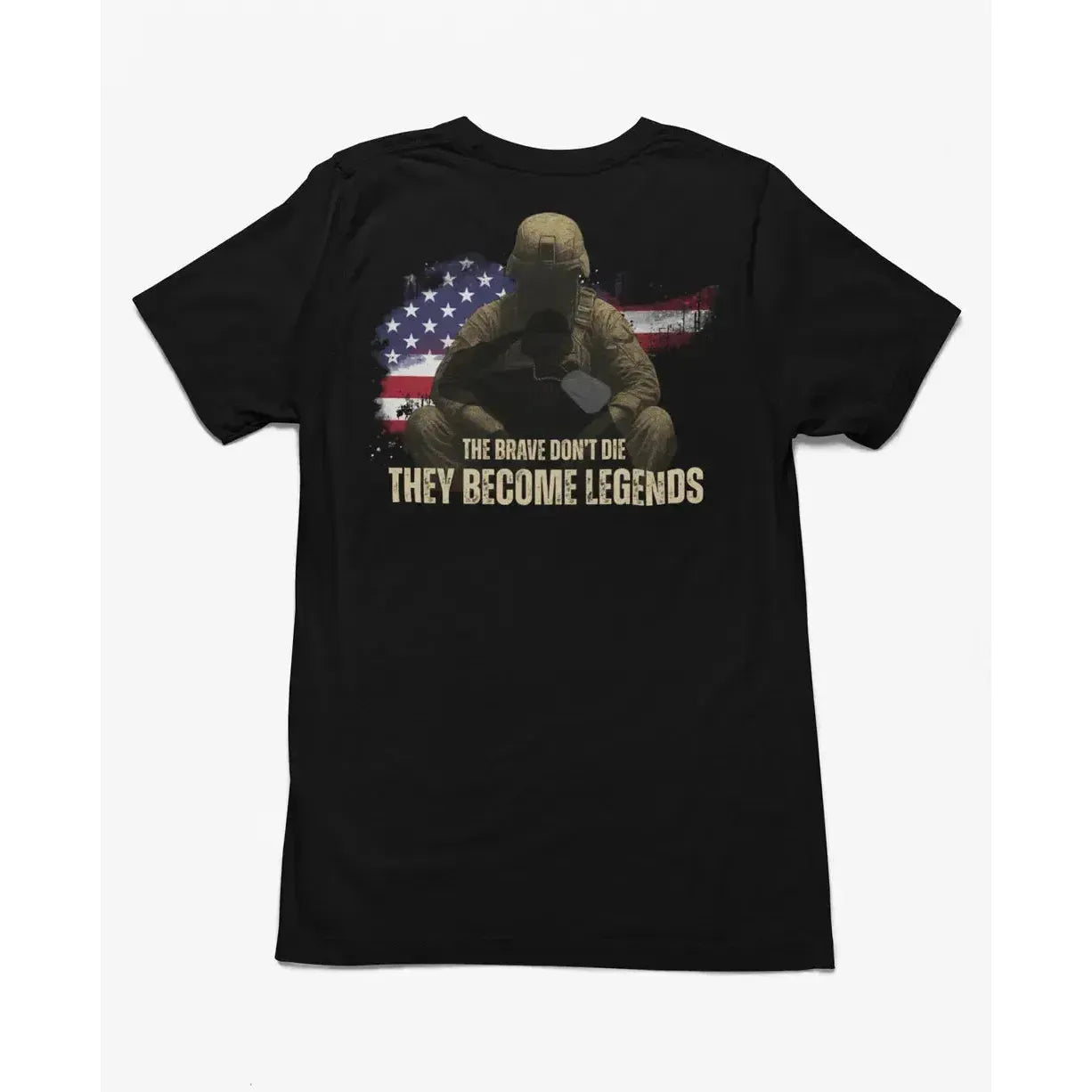 Memorial Day Shirt – Honor the Fallen | They Become Legends | Patriotic Military Tribute Tee-Shirt in a Cup