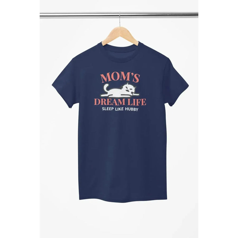 MOM funny (SLEEP LIKE HUBBY) - Soft Premium Shirts-Shirt in a Cup